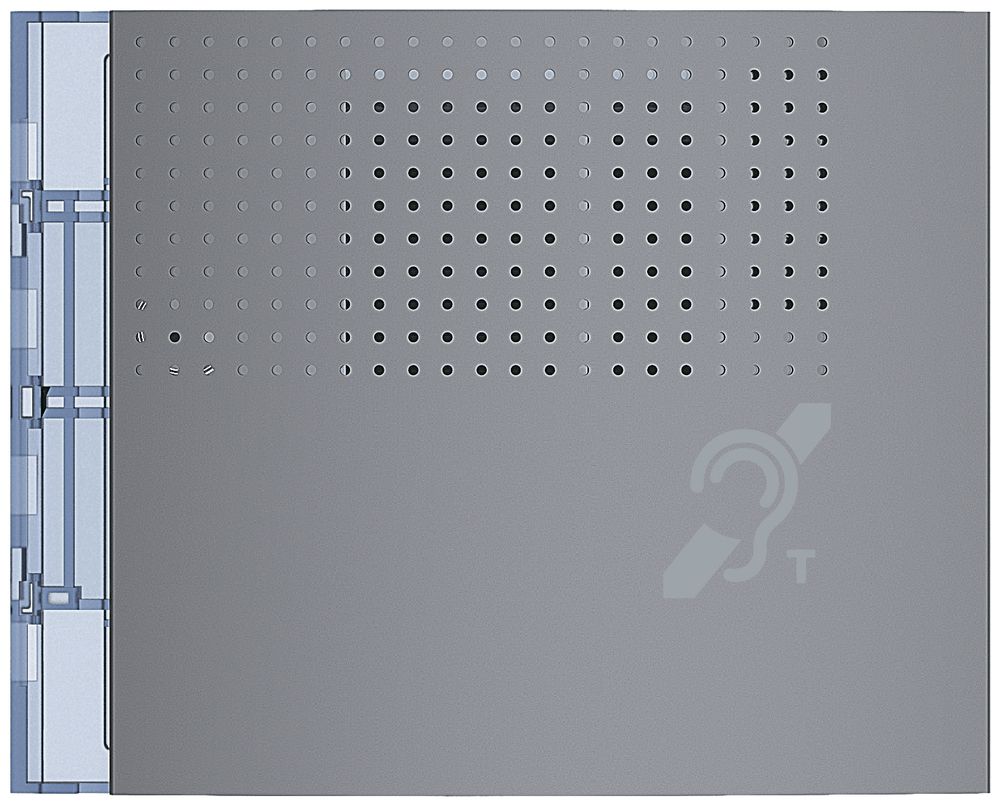 Frontblende für Teleloop-Infomodul Sfera graphitgrau