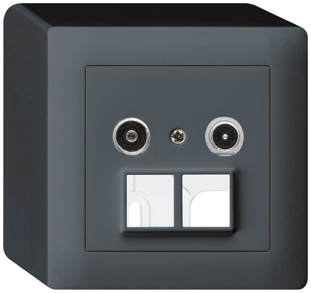 AP-Multimediadose kallysto R/TV 10.5dB 2GHz anthrazit