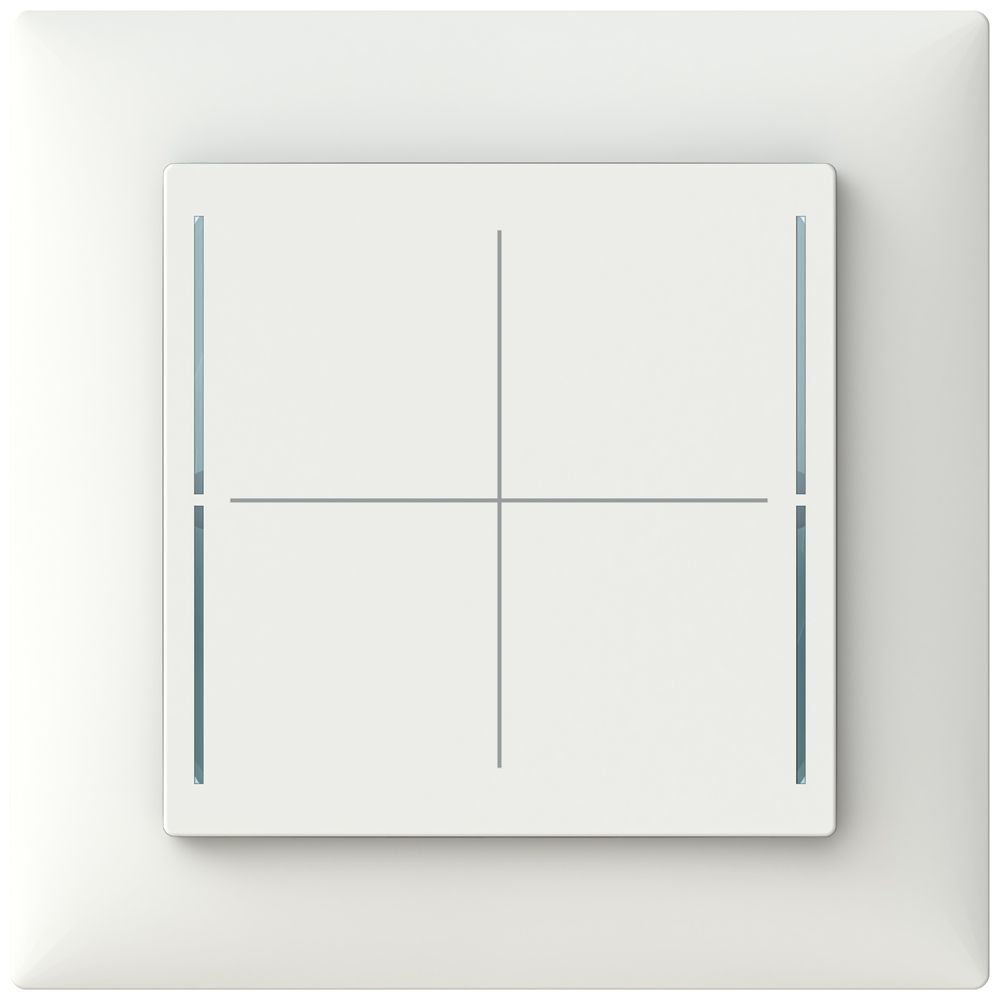 UP-Bedienelement ABB SIDUS touch B free@home mit BCU 1…4-fach weiss