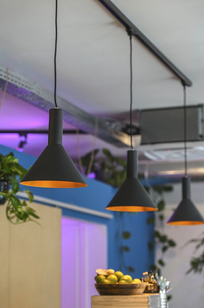 Leuchtenadapter SLV für AP-Stromschiene S-TRACK DALI 3-phasig schwarz