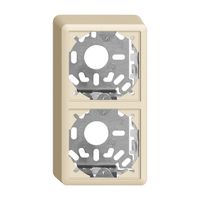 Capot avec plaque de base 2×39mm pour combinaison FX universel crema