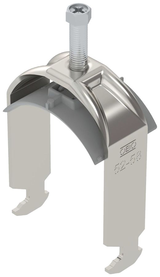 Fixation rapide BET 2056 pied à H matière synthétique 52…58mm 1×câble A2 1.4301