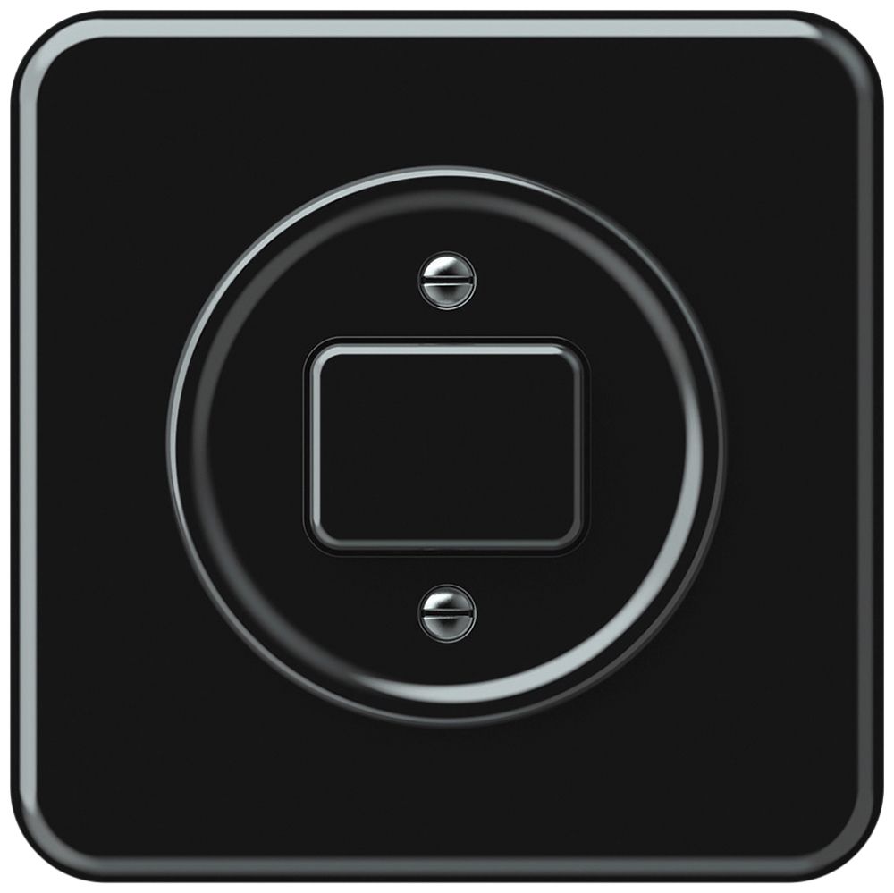 Interruttore a pulsante INC origin sch 6 92×92mm nero