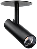 Spot LED INC SG Tube Micro 12W 590lm 920…928 36° DALI Ø39×135mm noir