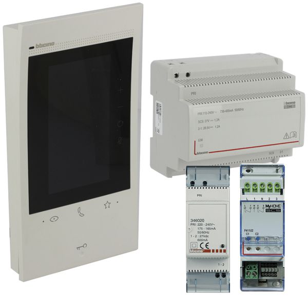 Starterpaket Legrand MyHOME Zigbee 8-Kan 27V DC IP20 16TE weiss