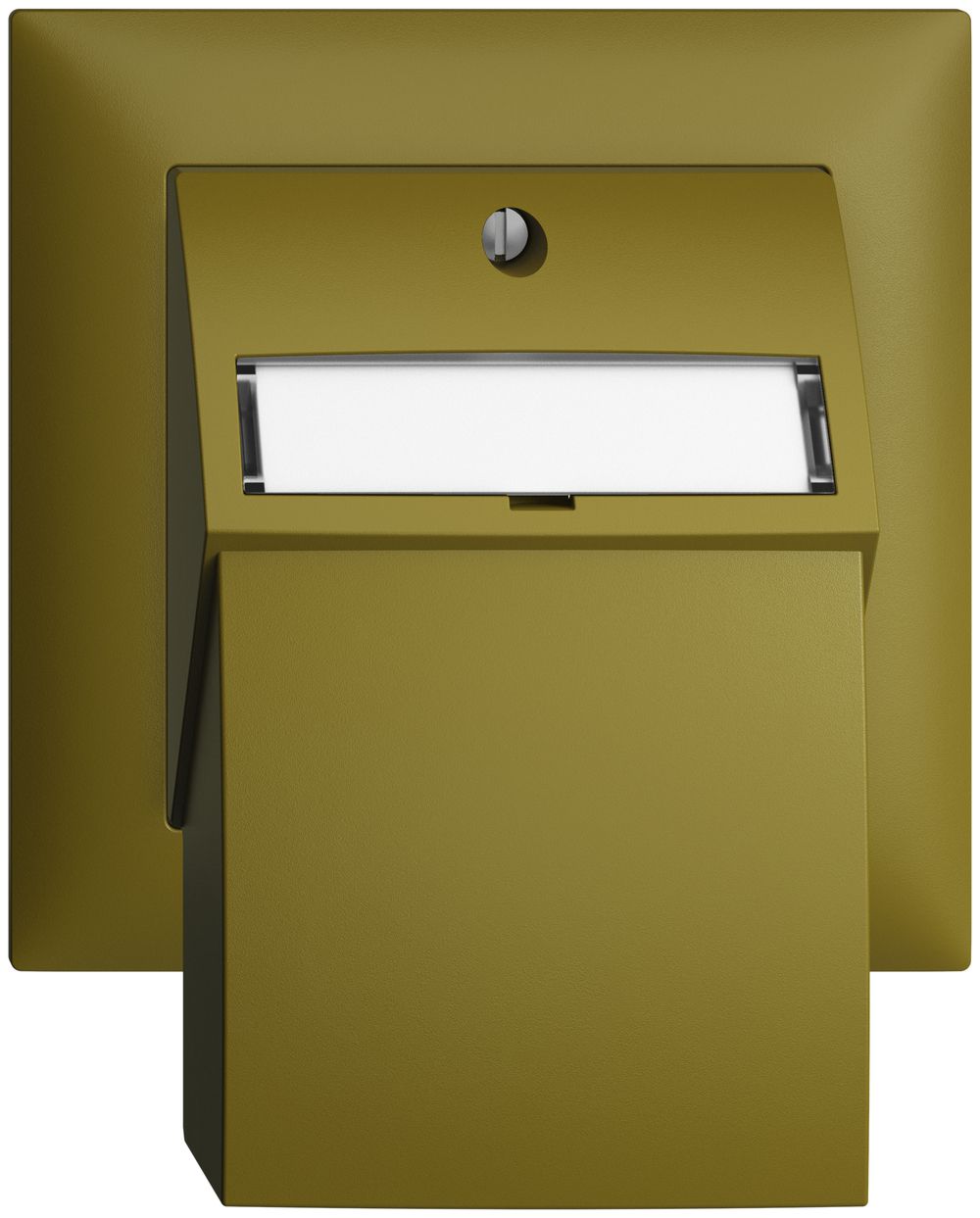 Kit de montage ENC EDIZIOdue, avec capot de sortie droite, pour 2×RJ45, olive