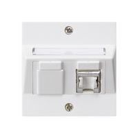 UP-Montage-Set kallysto A Kat.6 1RJ45/s weiss