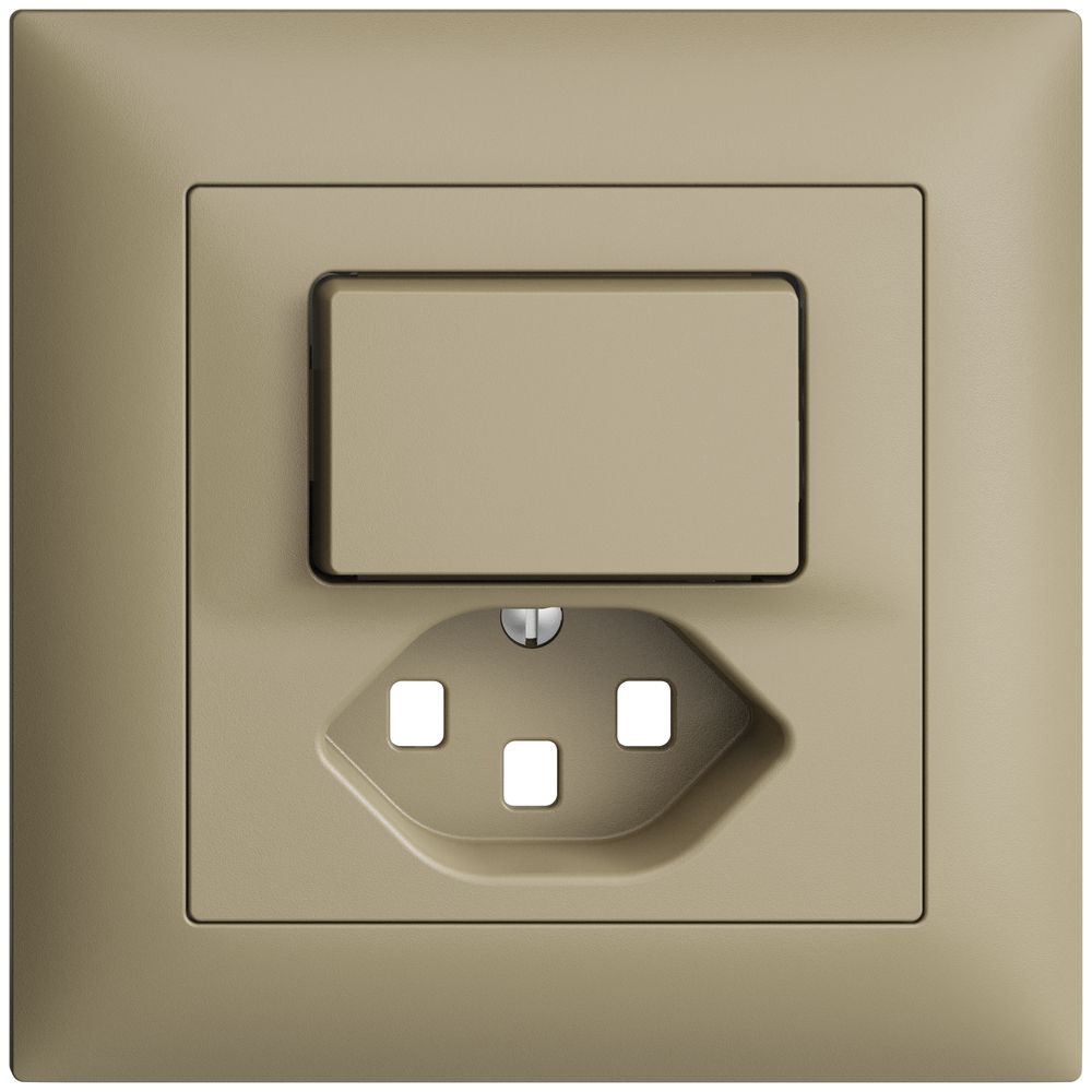 UP-Frontset EDIZIOdue T23 sand 88×88mm für Kleinkombi