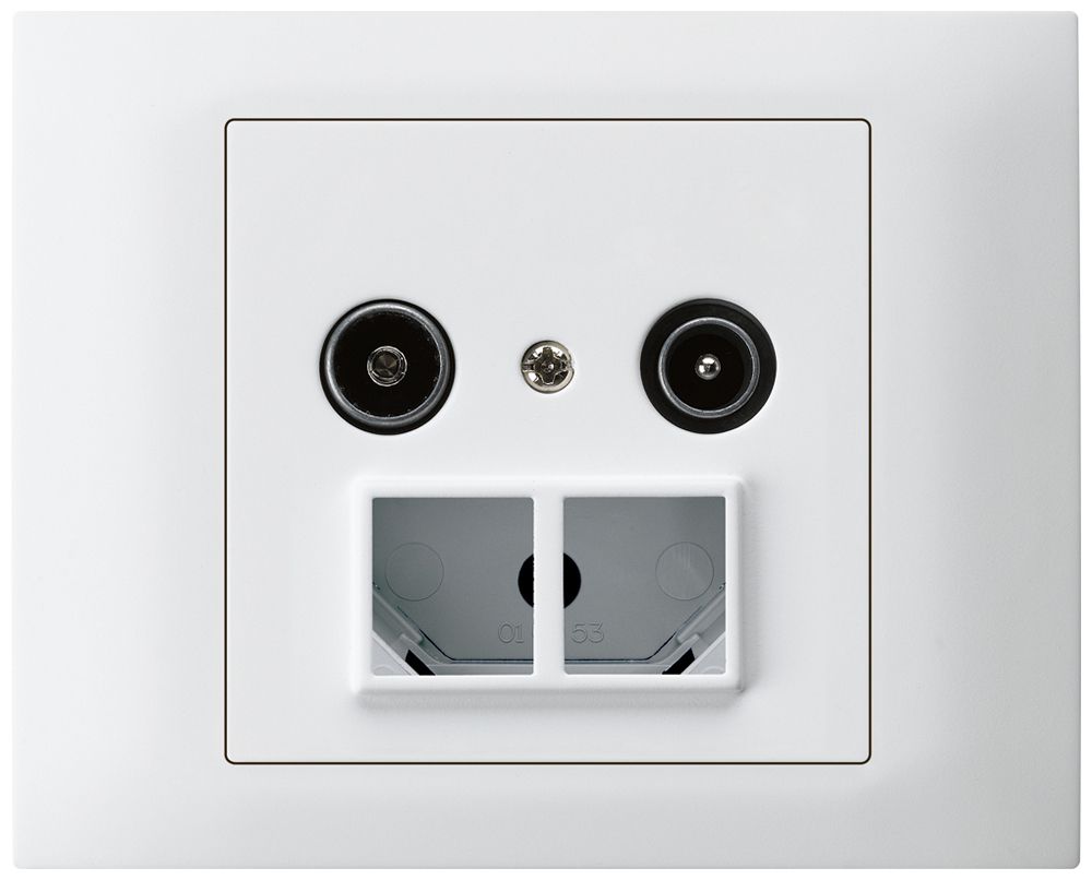 EB-Antennendose TV-R HMS kallysto 19dB weiss