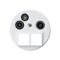 Presa d'antenna TV-R-Dati basico HMS A 2GHz 14db bianco