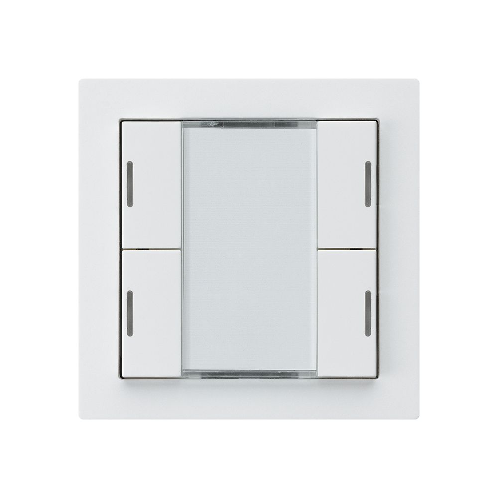 Poussoir ENC kallysto A KNX 4× LED RGB s/e-link blanc