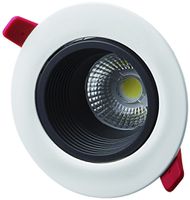 Downlight LED INC DOTLUX CIRCLEcomfort 6.5W 2700K noir/blanc