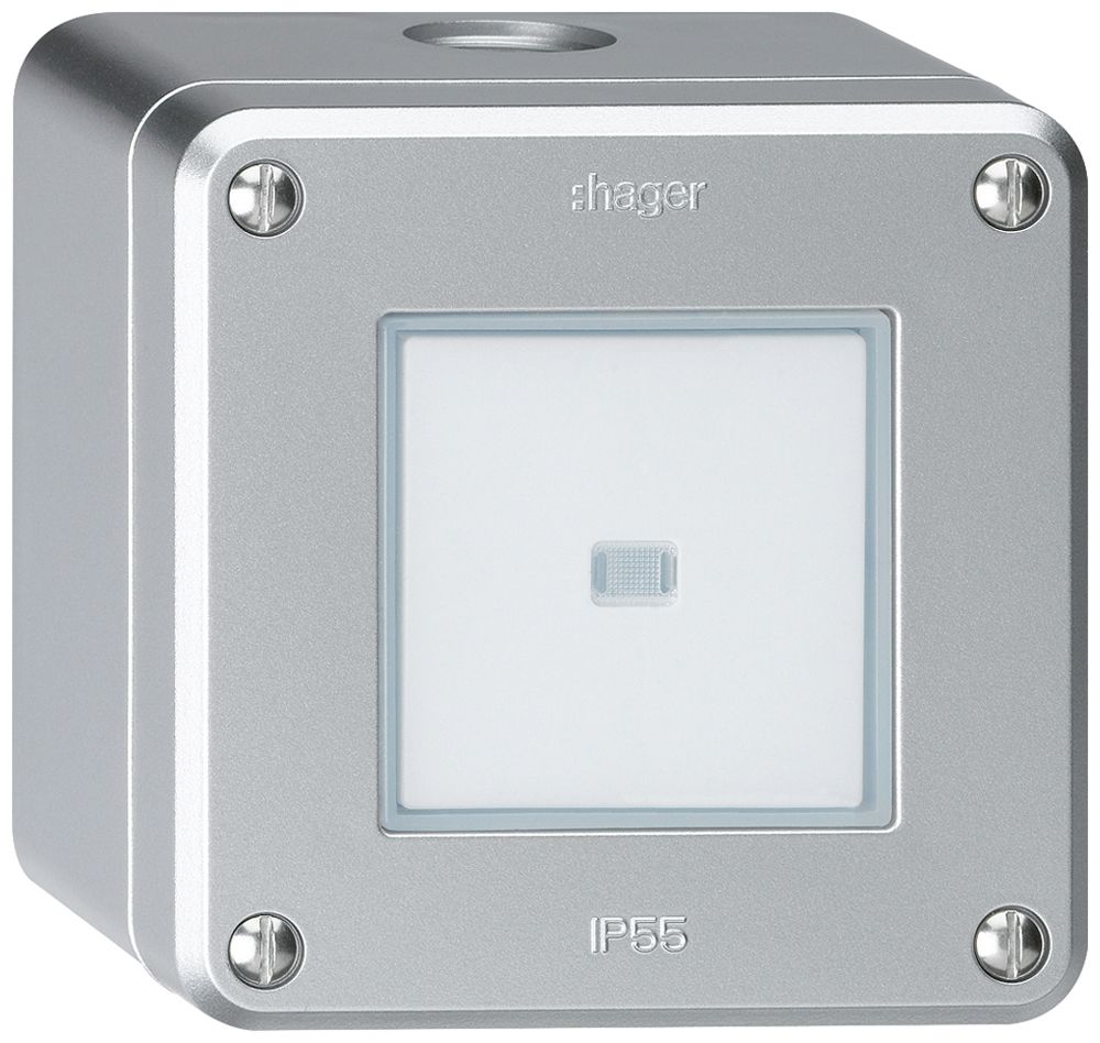 Interrupteur AP robusto IP55 schéma 6 lumineux aluminium