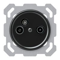 UP-Antennendose TV-R-Daten origin Durchgangsdose 11dB 5dB schwarz