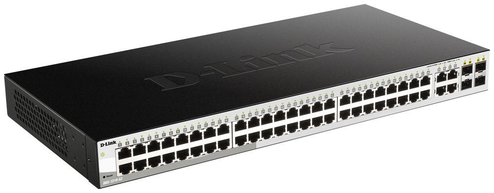 Switch D-Link DGS-1210-52, 52-Port smart managed Layer2/3 Gigabit