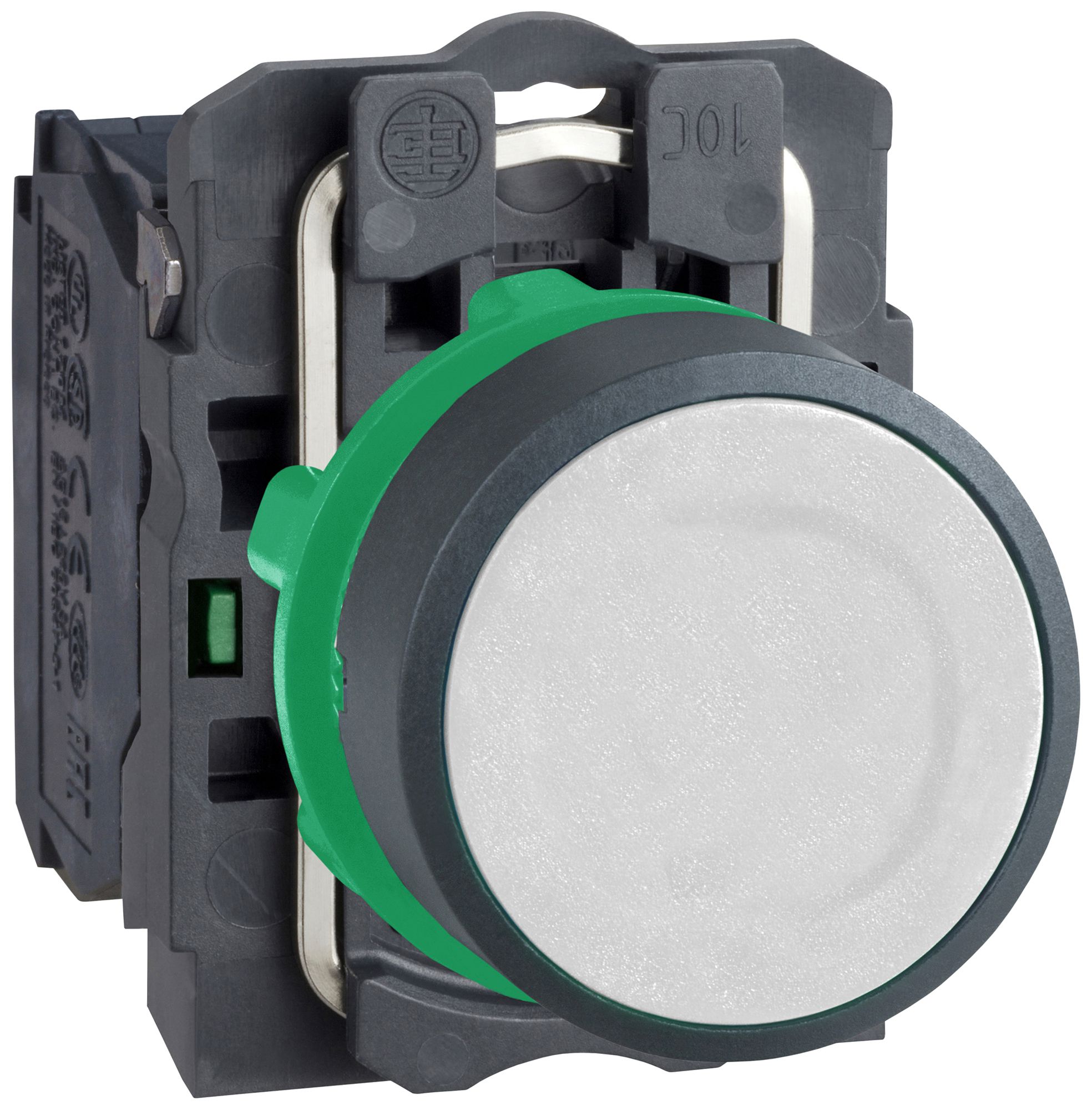 Poussoir Harmony XB5 plat bc Ø22.5mm 1NO IP66