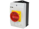 Sectionneur de charge AP Eaton P1-25/I2/SVB/HI11 3P 25A 690V 1NC 1NO IP65 rouge