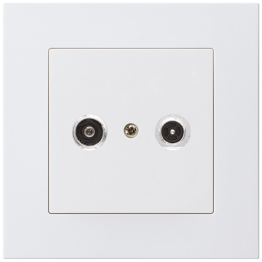 UP-Antennendose kallysto.pro R/TV 10.5dB 2GHz weiss