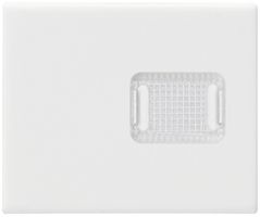 Bottone doppio piccolo kallysto bianco con lenti per combinazione grd.I