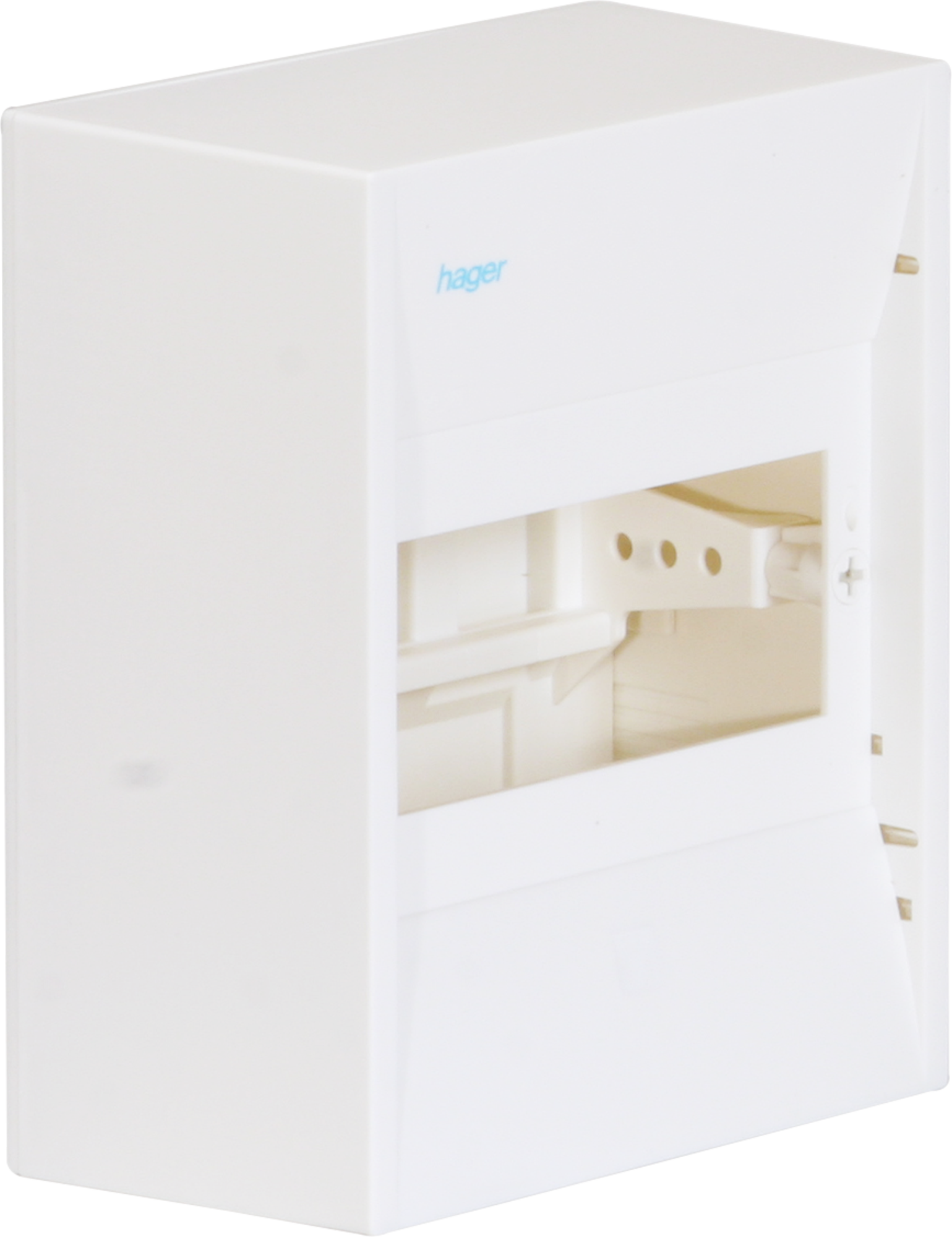 AP-Kleinverteiler Hager mini gamma 1-reihig 6TE IP30 146×180×82mm