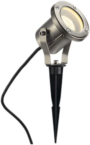 Spiessleuchte SLV NAUTILUS, GU10 35W IP55 Edelstahl