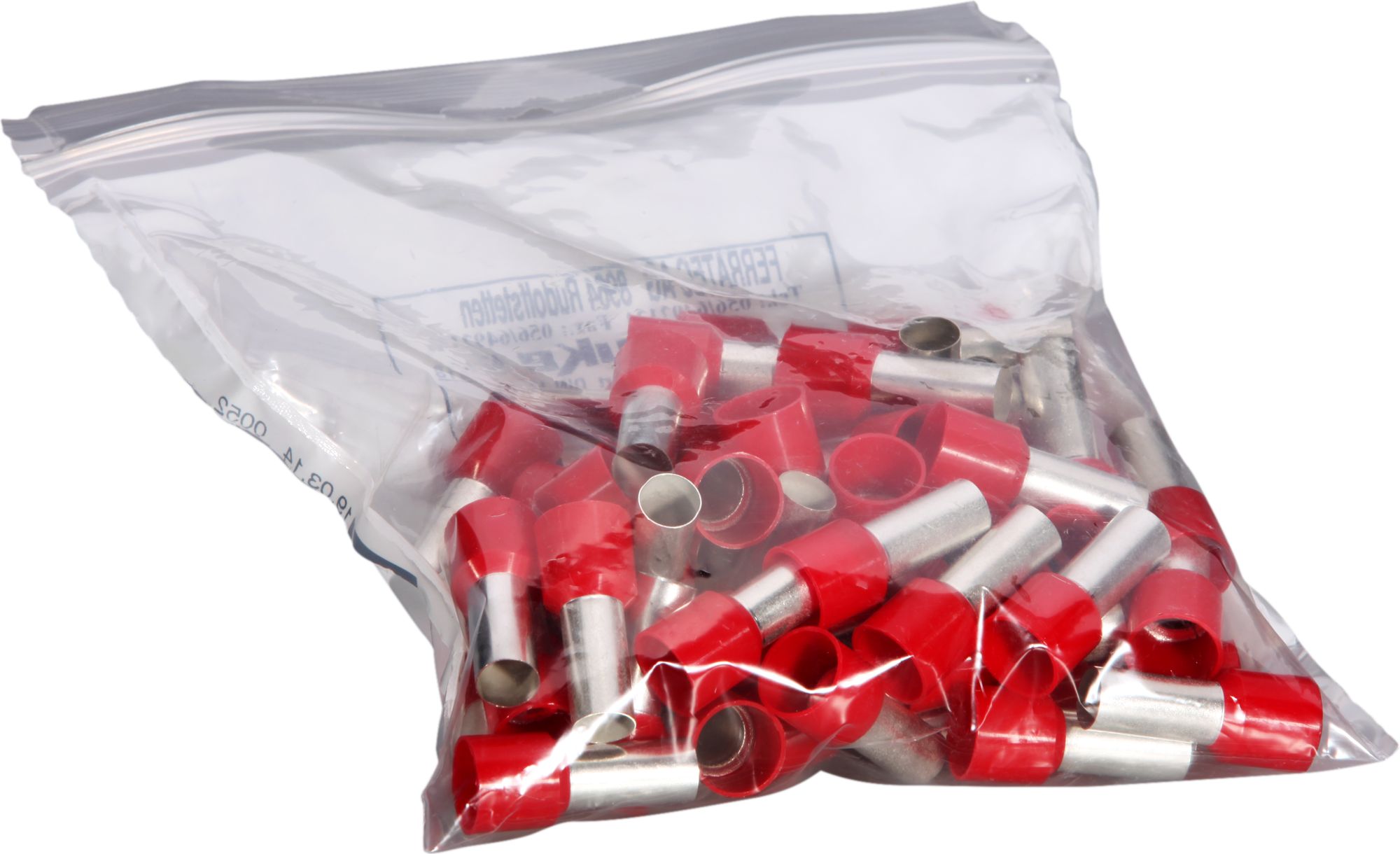 Embout de câble DIN isolé 35mm²/18mm rouge