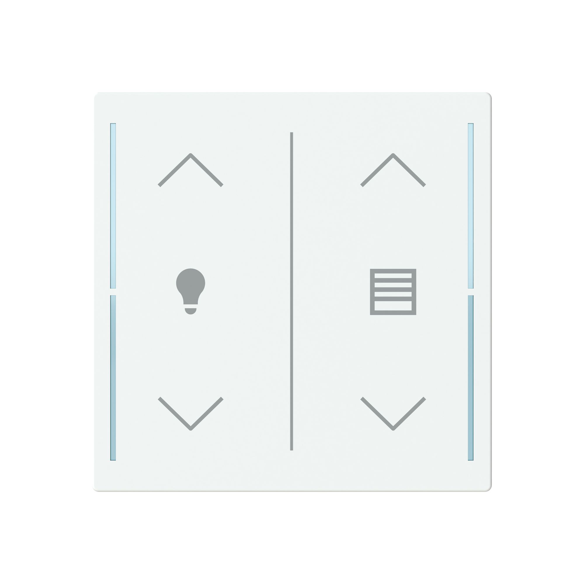 Copertura di pulsante ABB SIDUS touch 2-volte "bilico-var./per." bianco