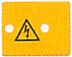 Abschluss-/Zwischenplatte Weidmüller SAK-Reihe AD 4 AKZ4 24.2×20mm, gelb