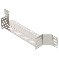 T-Abgang BET RAA 110×400mm Edelstahl A2 blank