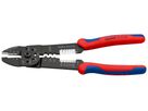 Pinza di serraggio KNIPEX, acciaio, c.3 nidi a crimpare, M2.6, M3, M3.5, M4 & M5