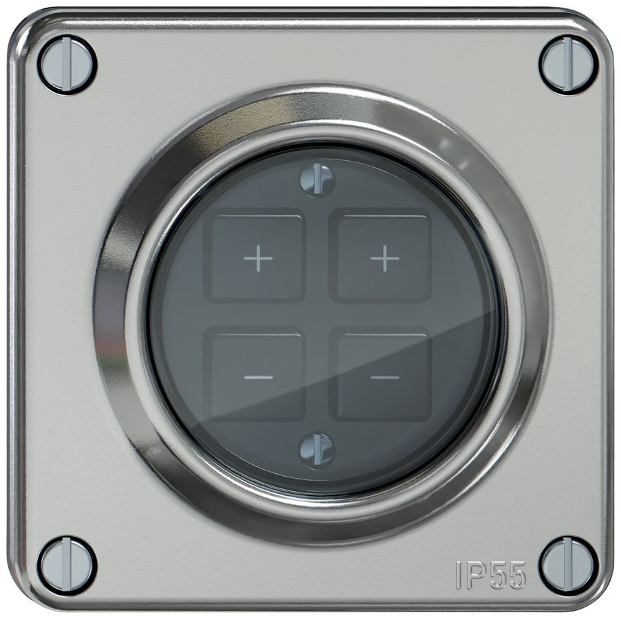 Regolatore stazione secondaria ELEMENT Wiser 2c 4t alluminio