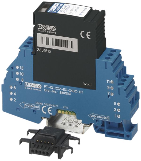 Dispos. scaricatore di sovrat. PX PT-IQ-2X2-EX-24DC-UT