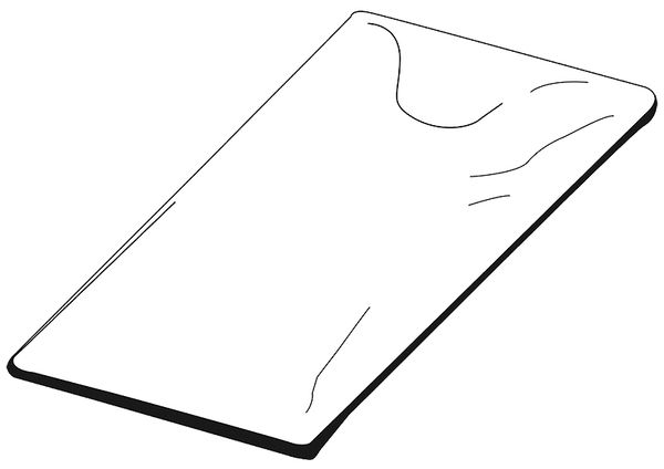 Busta per piani Schneider Electric Pragma 310×233×0.5mm mat.sintet.