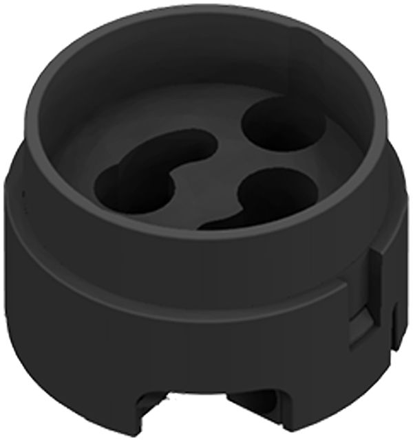 Lampenfassung Elektrogros GU10/GZ10 schwarz