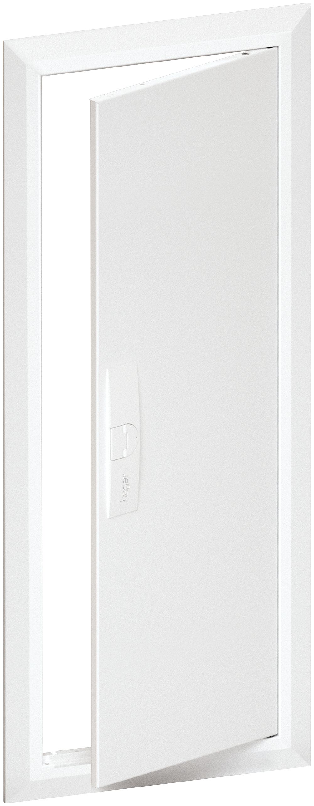 Blendrahmen mit Tür Hager univers 353×853×10mm IP00 weiss für FW51U..