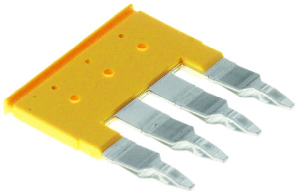 Querverbinder Weidmüller ZQV 6/4 gesteckt 4L 8.1mm isoliert 41A gelb