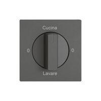 Montageset EDIZIO.liv SNAPFIX® f.Drehschalter m.Griff 0-Cuc-0-Lav.dgu