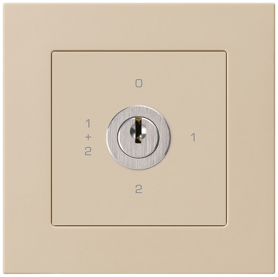 Interruttore rotativo INC kallysto.pro 1/1L beige con serratura Kaba 8