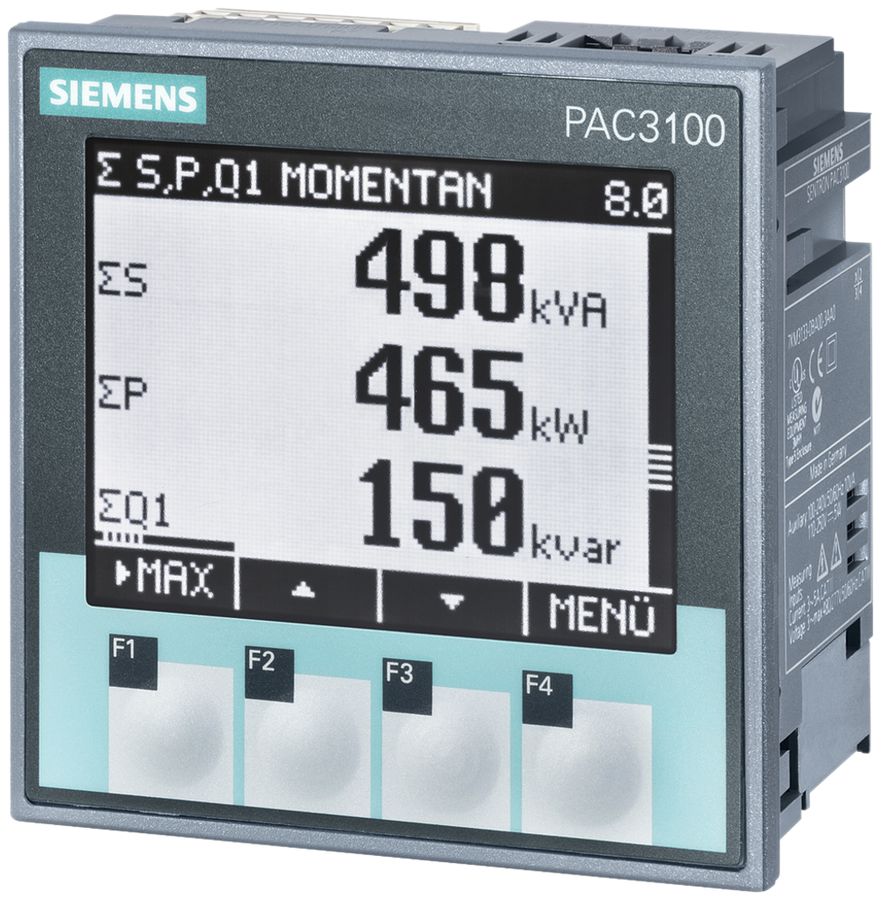 Misuratore di energia Siemens SENTRON PAC3100 65A ModbusTCP MID a vite