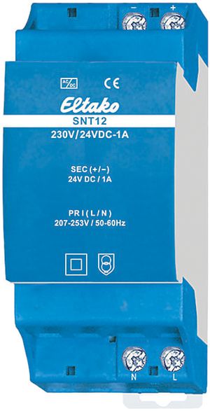 REG-Schaltnetzteil SNT12 230VAC/24VDC 24W 1A