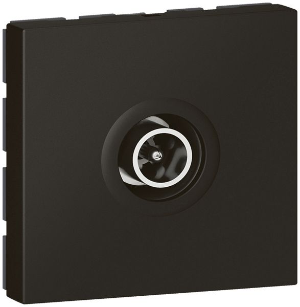 Antennendose TV MOS 2 Module schwarz matt