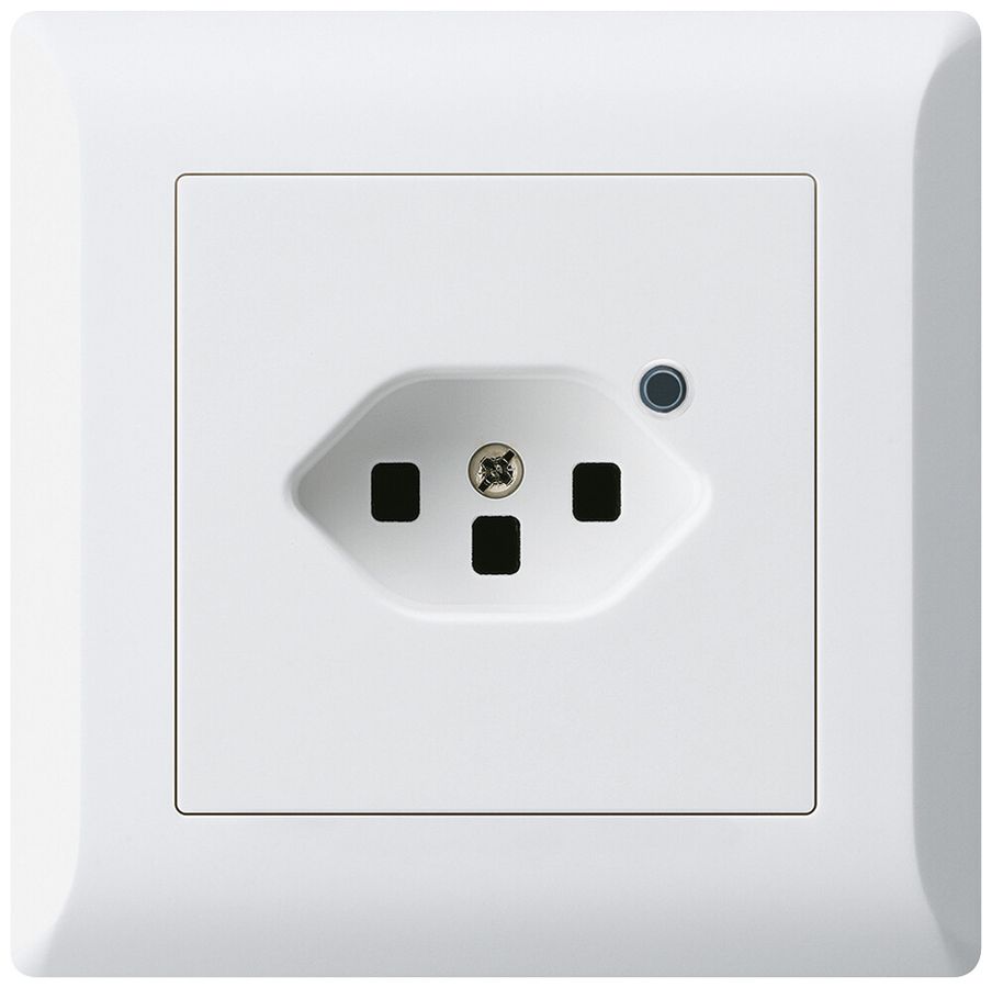 Presa INC Hager kallysto.line 1×T23 illuminato C bianco ultra