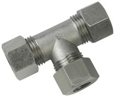 Manchon à vis Flury PA 70 pour fil, Ø8mm, laiton-nickelé forme-T