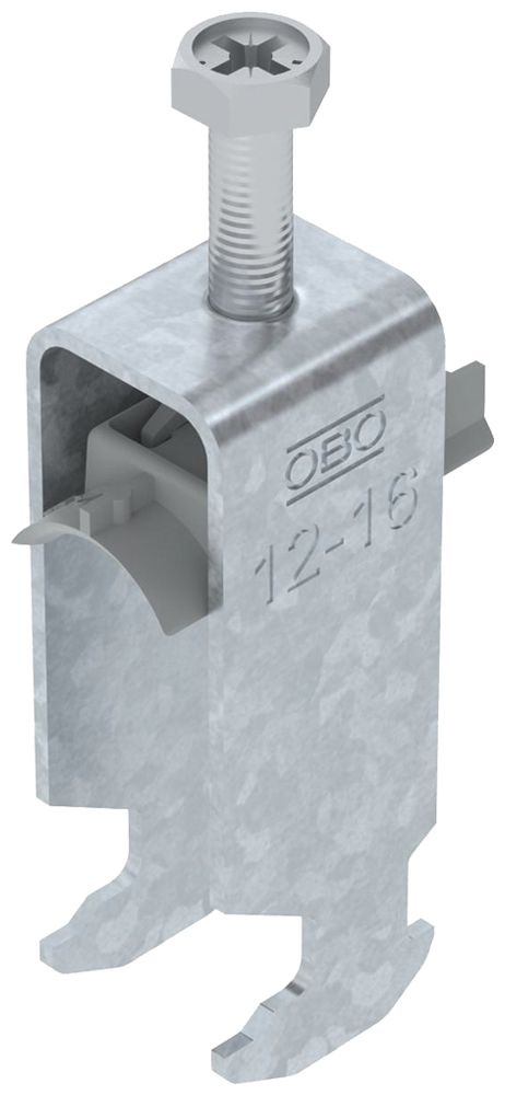 Fixation rapide BET 2056 pied à H mat.synthétique 12…16mm 2×câble acier Zn-ch-im