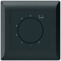 UP-Raumthermostat kallysto.line An/Aus 230VAC 4A 92×92mm schwarz