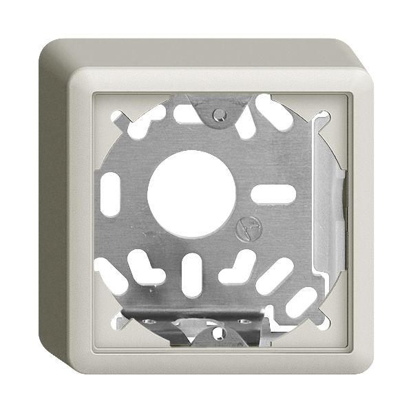 Capot avec plaque de base 39mm EDIZIOdue universel gris clair