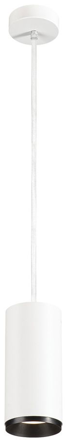 LED-Pendelleuchte SLV NUMINOS L DALI 28W 2620lm 4000K 36° Ø100×213mm weiss