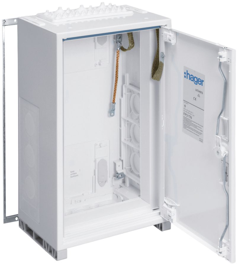 Armadio murale univers quickset con porta IP44 CP I 550×800×205mm