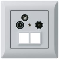 UP-Antennendose R/TV-Daten kallysto.line HMS 2GHz 14db hellgrau