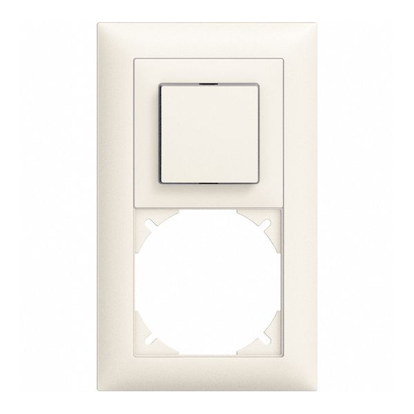 UP-Kombination EDIZIOdue S3+leer weiss vertikal